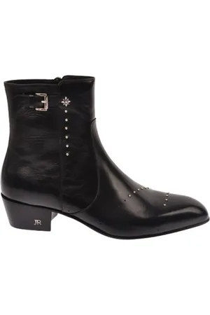 John Richmond Heren, Schoenen, Zwart, Maat: 40 EU Leer
