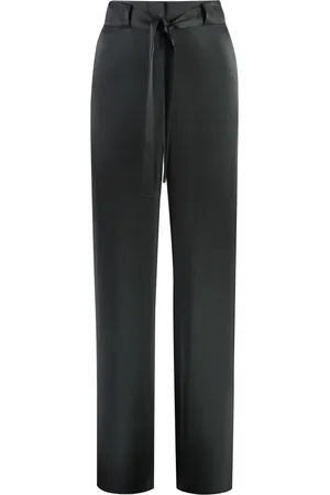 Tom Ford Dames, Broeken, Zwart, Maat: 3XS Satijn