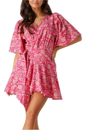 Harper & Yve Dames, Jurken, Roze, Maat: S Denim