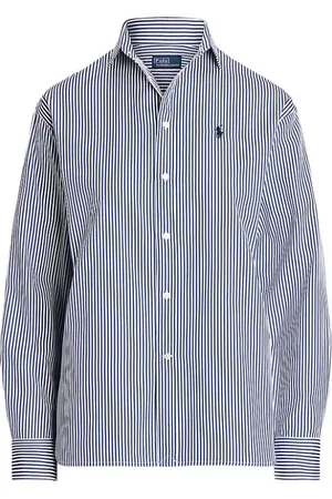 Ralph Lauren Dames, Blouses & Shirts, Blauw, Maat: S