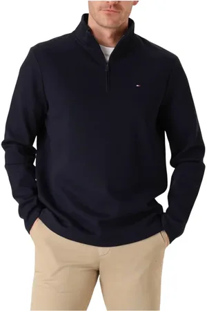 Tommy Hilfiger Heren, Sweatshirts & Hoodies, Blauw, Maat: M Katoen