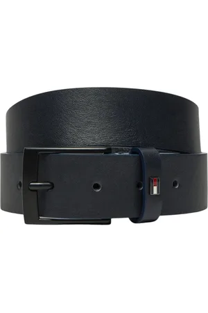Tommy Hilfiger Heren, Accessoires, Blauw, Maat: 90 CM Leer