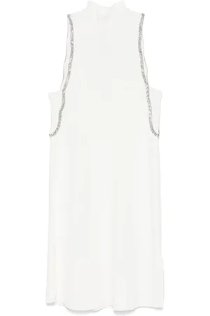 Liu Jo Dames, Jurken, Wit, Maat: S Viscose