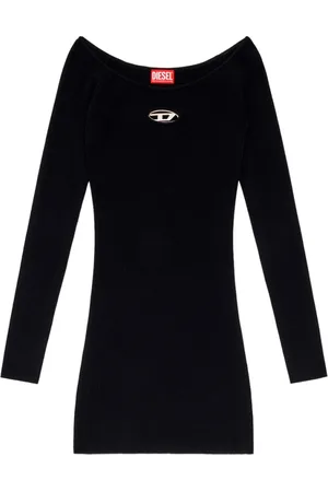 Diesel Dames, Jurken, Zwart, Maat: S