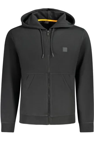 HUGO BOSS Heren, Sweatshirts & Hoodies, Zwart, Maat: M Katoen
