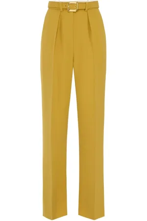 Elisabetta Franchi Dames, Broeken, , Maat: M Leer