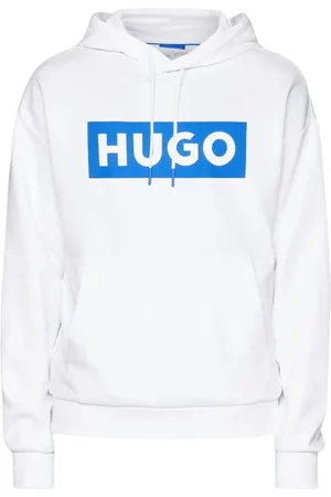 HUGO BOSS Heren, Sweatshirts & Hoodies, Wit, Maat: L Katoen