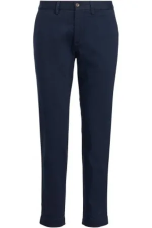 Ralph Lauren Dames, Broeken, Blauw, Maat: XS Katoen