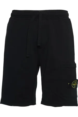 Stone Island Heren, Korte broeken, Zwart, Maat: XS Fleece