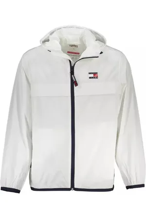 Tommy Hilfiger Heren, Jassen, Wit, Maat: L Nylon