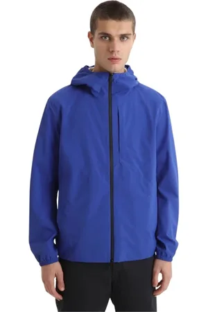 Woolrich Heren, Jassen, Blauw, Maat: M Wol