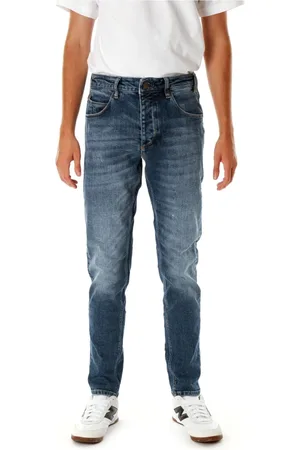 Gabba Heren, Jeans, Blauw, Maat: W31 L34