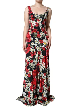 Dolce & Gabbana Dames, Jurken, Veelkleurig, Maat: S Zijde
