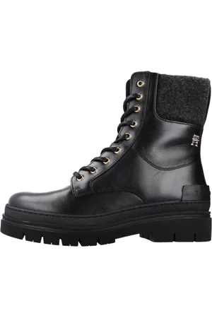 Tommy Hilfiger Dames, Schoenen, Zwart, Maat: 37 EU Leer