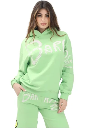 BARROW Dames, Sweatshirts & Hoodies, Groen, Maat: 2XS