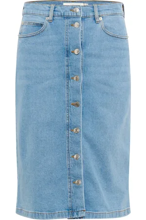 INWEAR Dames, Rokken, Blauw, Maat: XL Denim