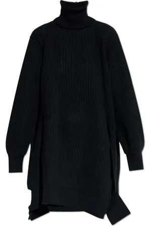 Y-3 Dames, Jurken, Zwart, Maat: M Wol
