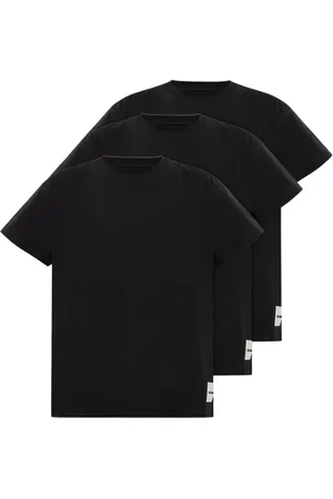 Jil Sander Heren, Tops, Zwart, Maat: M Katoen
