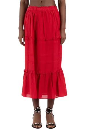 Isabel Marant Dames, Rokken, Rood, Maat: M Katoen