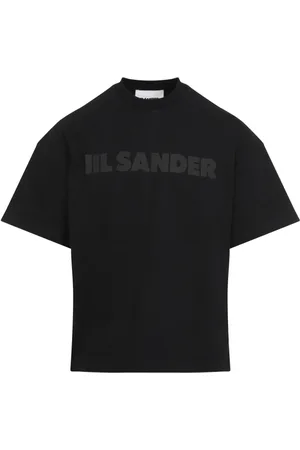 Jil Sander Heren, Tops, Zwart, Maat: S Katoen