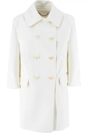 ERMANNO SCERVINO Dames, Mantels, Wit, Maat: 2XS