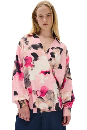 INWEAR Dames, Blouses & Shirts, Roze, Maat: XL Wol