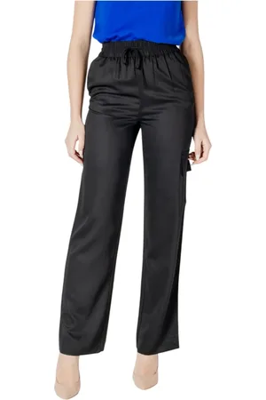 Calvin Klein Dames, Broeken, Zwart, Maat: XS Viscose