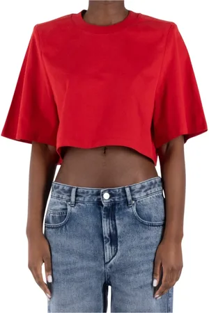 Isabel Marant Dames, Tops, Rood, Maat: M Katoen