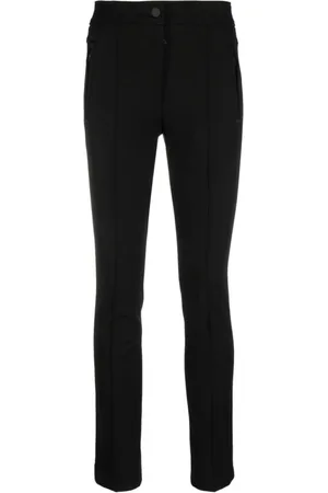 Moncler Dames, Broeken, Zwart, Maat: M Viscose