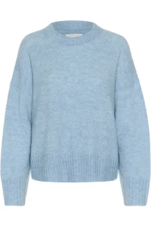 Part Two Dames, Truien, Blauw, Maat: XS Wol