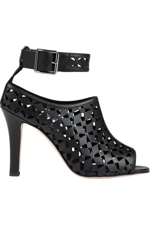 Manolo Blahnik Dames, Schoenen, Zwart, Maat: 36 EU Leer