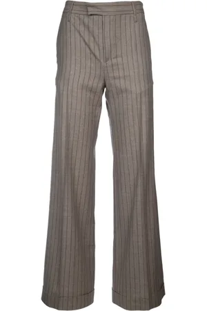 Brunello Cucinelli Dames, Broeken, Grijs, Maat: 2XS