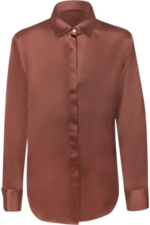 BLANCA Dames, Blouses & Shirts, Bruin, Maat: S Poliester