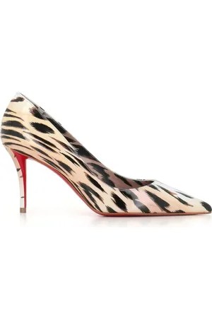 Christian Louboutin Dames, Schoenen, Bruin, Maat: 40 EU Leer