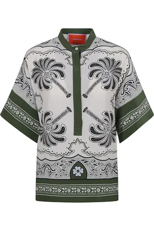 La DoubleJ Dames, Blouses & Shirts, Veelkleurig, Maat: S Zijde