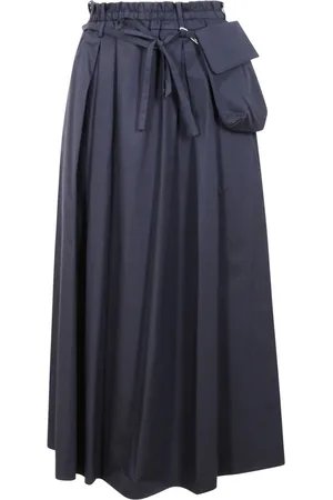 Incotex Dames, Rokken, Blauw, Maat: 2XS