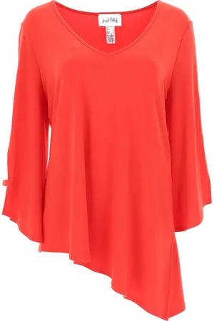 Joseph Ribkoff Dames, Blouses & Shirts, Oranje, Maat: 4XL