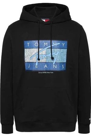 Tommy Hilfiger Heren, Sweatshirts & Hoodies, Zwart, Maat: S Katoen