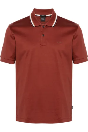 HUGO BOSS Heren, Tops, Rood, Maat: XL Katoen