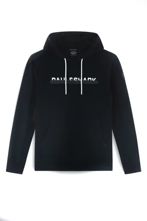 Paul & Shark Heren, Sweatshirts & Hoodies, Zwart, Maat: 2XL Katoen