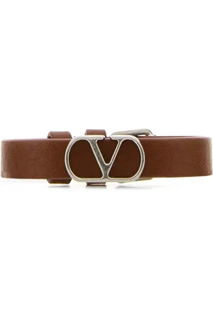 VALENTINO GARAVANI Heren, Accessoires, Bruin, Maat: ONE Size Leer