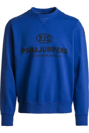 Parajumpers Heren, Sweatshirts & Hoodies, Blauw, Maat: S Katoen
