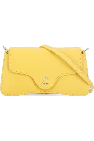Coccinelle Dames, Tassen, Geel, Maat: ONE Size Leer