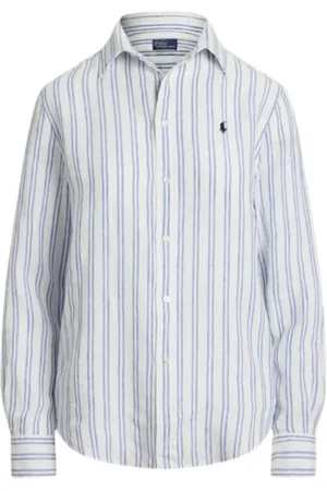 Ralph Lauren Dames, Blouses & Shirts, Veelkleurig, Maat: L Linnen