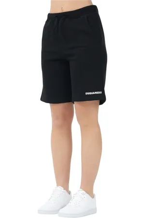 Dsquared2 Dames, Korte broeken, Zwart, Maat: XS Katoen