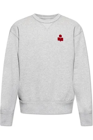 Isabel Marant Heren, Sweatshirts & Hoodies, Grijs, Maat: 2XL Katoen