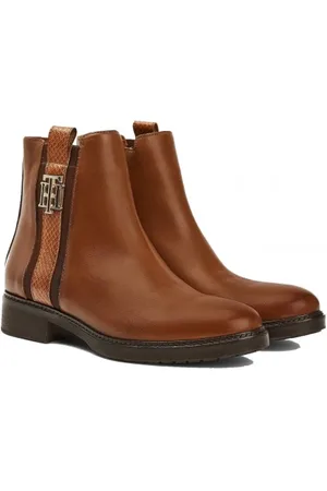 Tommy Hilfiger Dames, Schoenen, Bruin, Maat: 36 EU Katoen