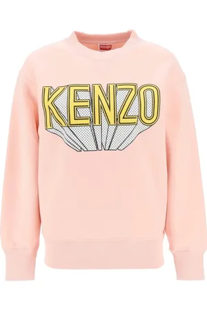 Kenzo Dames, Sweatshirts & Hoodies, Roze, Maat: L Katoen