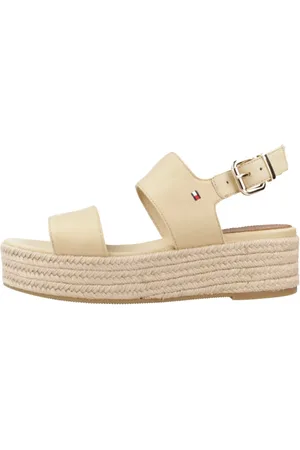 Tommy Hilfiger Dames, Schoenen, Bruin, Maat: 39 EU Katoen