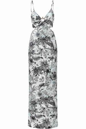 Roberto Cavalli Dames, Jurken, Blauw, Maat: XS